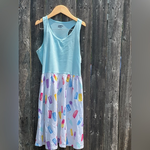 Lands’ End Popsicles prints Dress for Girls - Picture 2 of 7